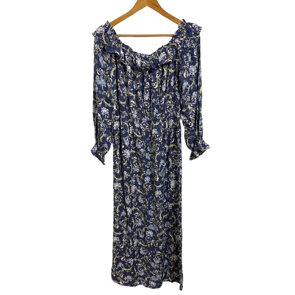 Live to be Spoiled Dresses & Skirts - Live‎ to Be Spoiled Maxi Dress Off Shoulder Floral Whimsical Cottagecore Boho XL